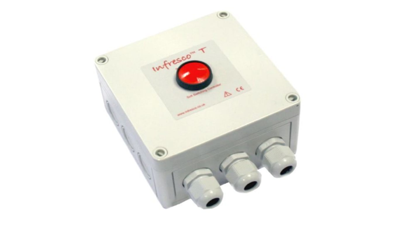 Temporizador Botón Calentador de empuje, Push Button Timer para usar con Lámparas halógenas infrarrojas de cuarzo