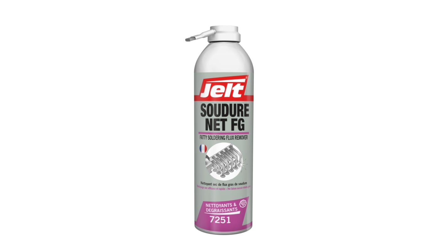 7251 Jelt SOUDURE NET FG 650ml Aerosol Lead Free Solder Flux Remover RS