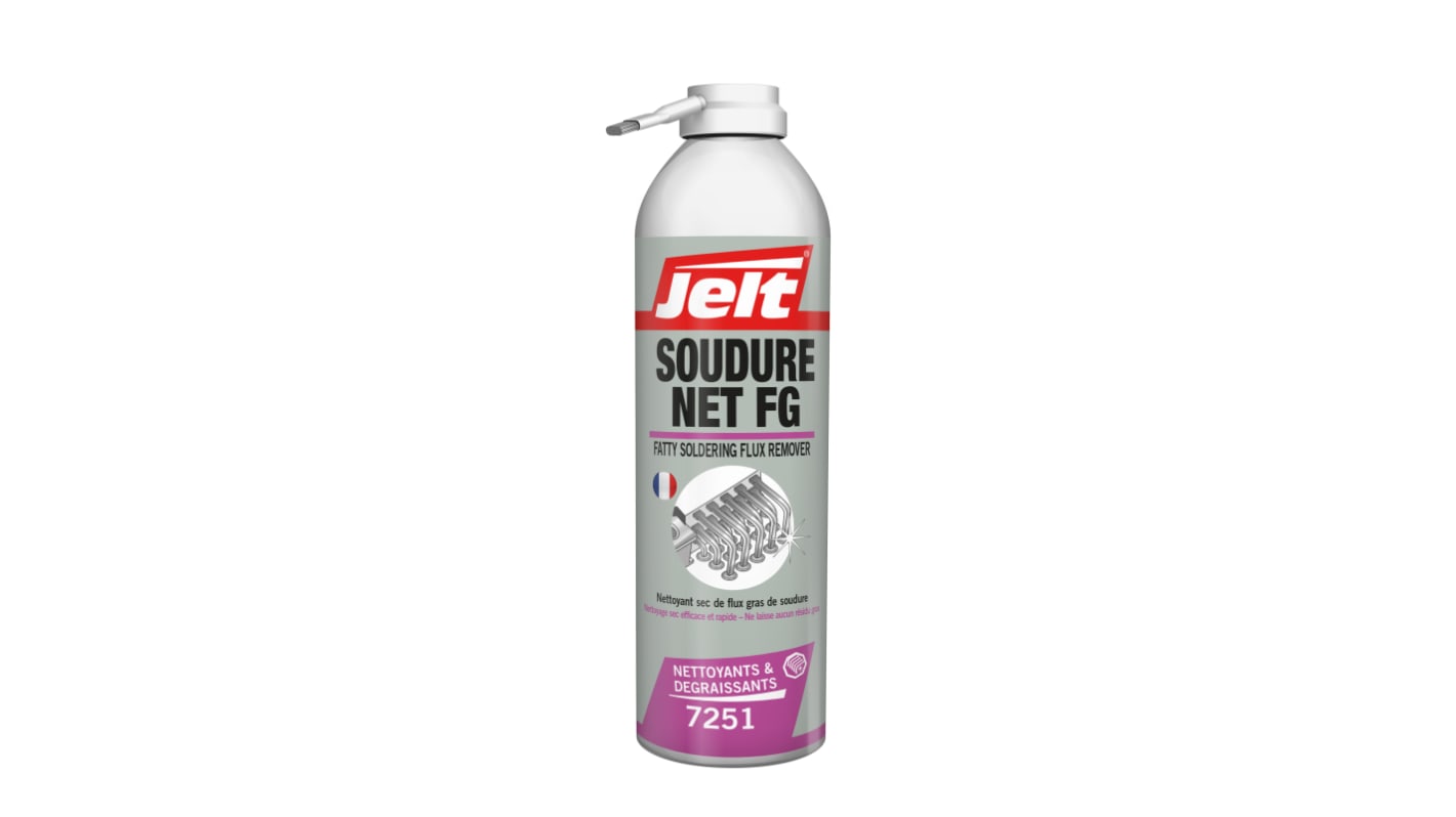 Limpiador de fundente Jelt 7251, Aerosol de 650ml, libre de plomo