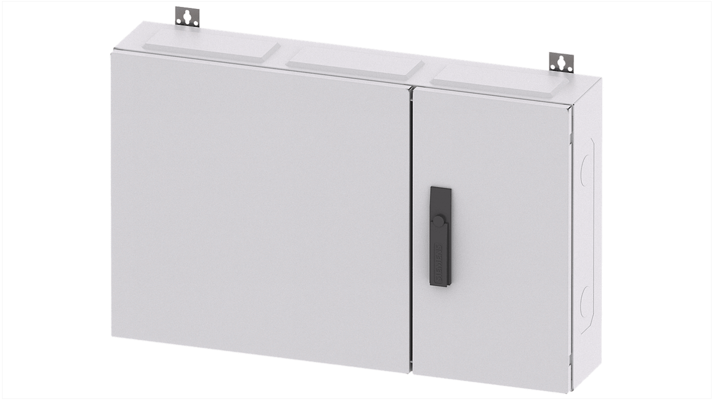 Siemens Cabinet Enclosure Type ALPHA 160 Series , 800 x 500mm, Steel DIN Rail Enclosure