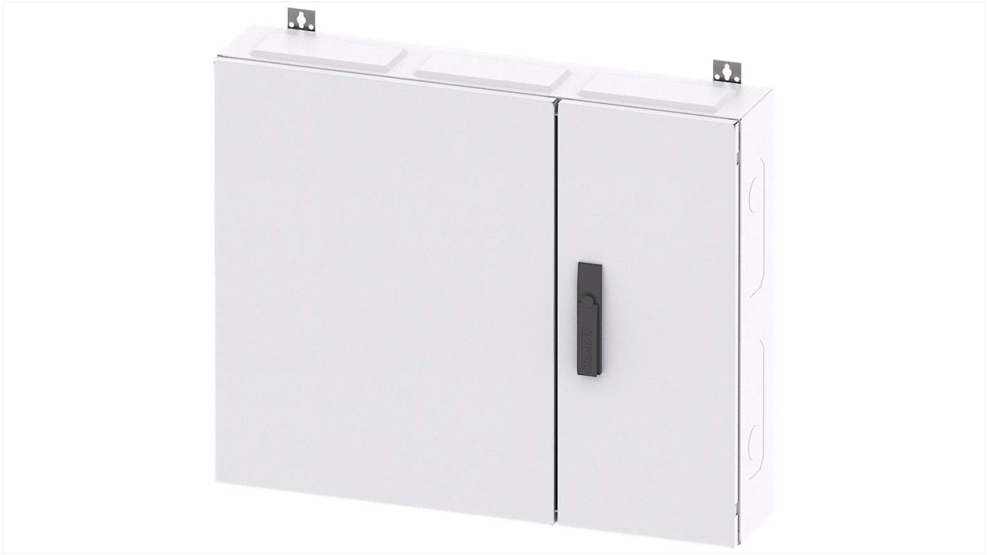 Siemens Cabinet Enclosure Type ALPHA 160 Series , 800 x 650mm, Steel DIN Rail Enclosure