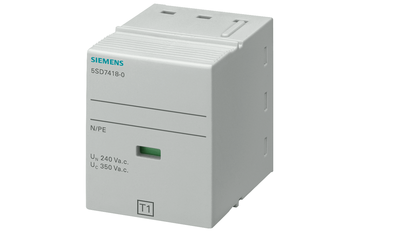 Siemens 1 Phase Surge Protector, Plug In Mount