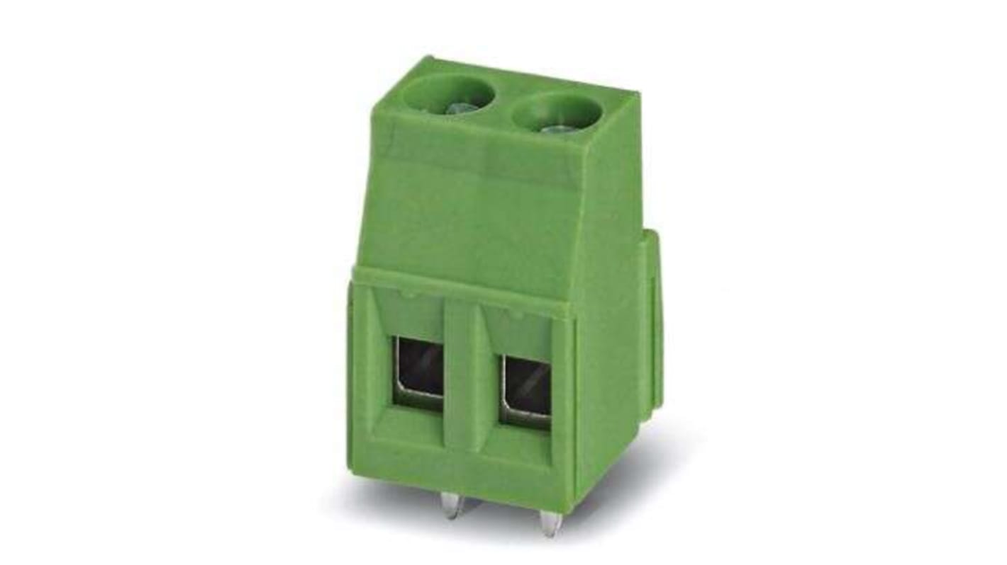 Phoenix Contact MKDSN 2 Series PCB Terminal Block, 5-Contact, 1-Row