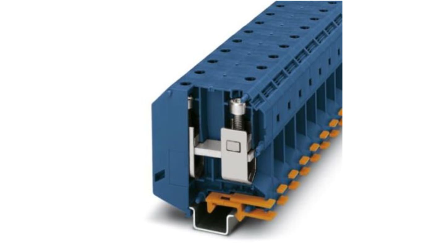 Phoenix Contact UKH 95 BU Series Blue High Current Connector, 25 → 95mm², Screw Termination, ATEX, IECEx