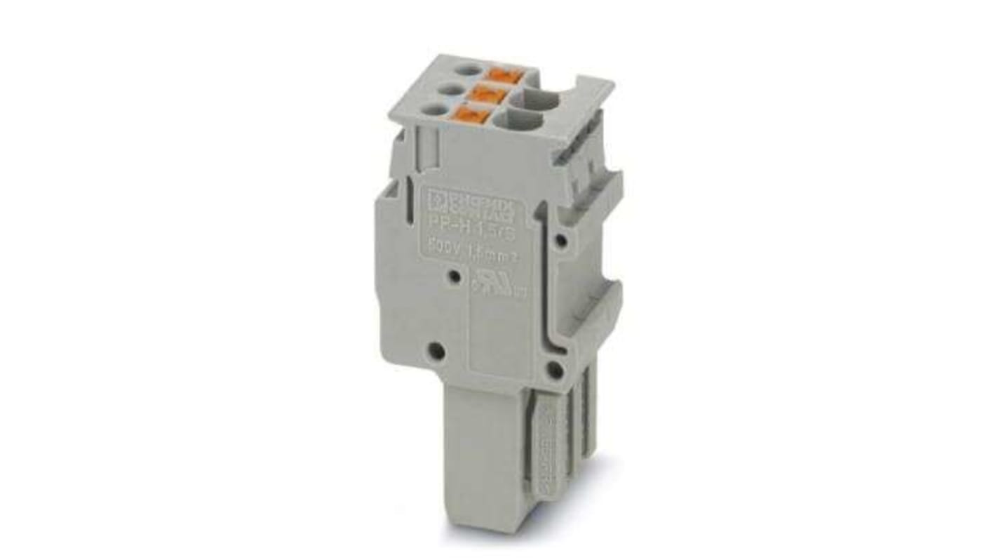 3212523 Phoenix Contact Pluggable Terminal Block, Plug RS