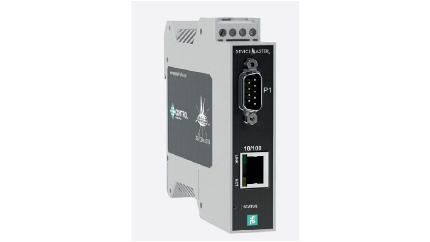 Conversor Ethernet Pepperl + Fuchs ICDM-RX/PN-DB9/RJ45-DIN RJ45, transmisión >100m, 10/100Mbit/s