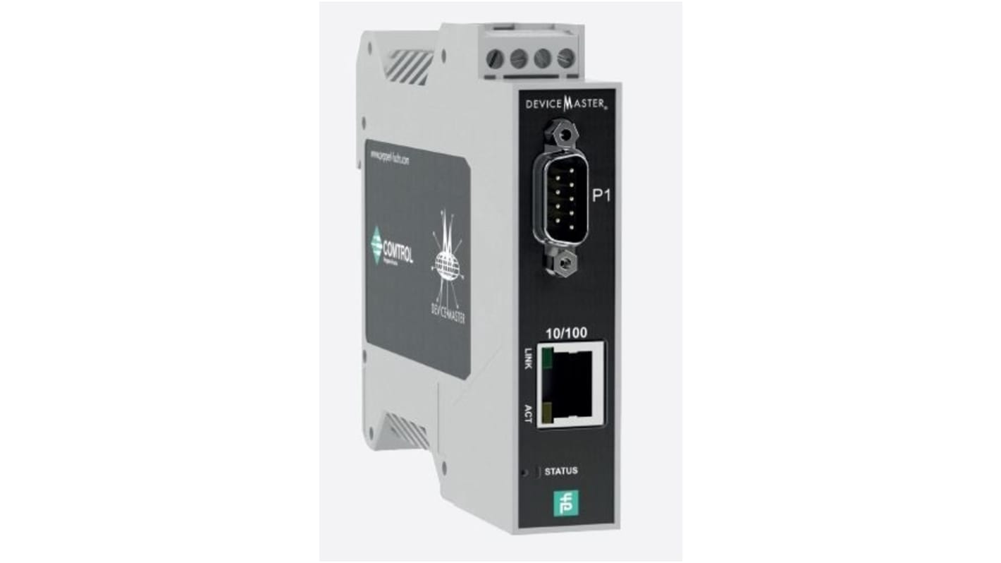 Servidor de dispositivo serie Pepperl + Fuchs ICDM-RX/TCP-DB9/RJ45-DIN RJ45, transmisión >100m, 10/100Mbit/s
