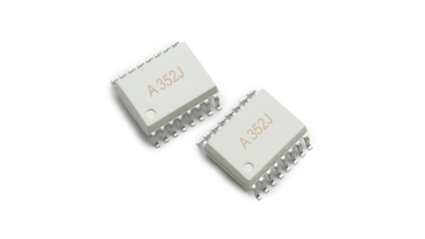 Broadcom, ACPL-352J-000E MOSFET Output Optocoupler, Surface Mount, 16-Pin
