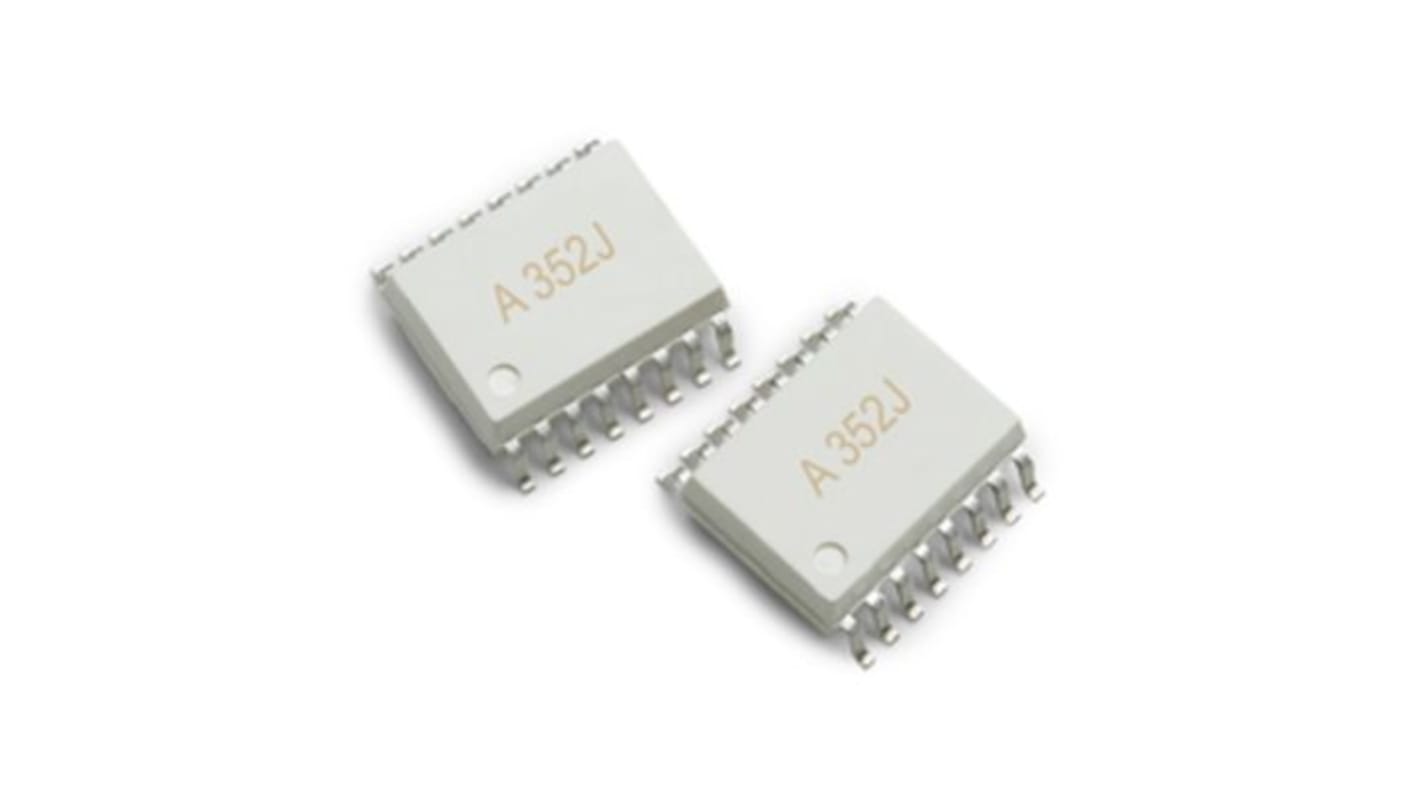 Optoacoplador Broadcom ACPL de 1 canal, Vf= 1.95V, OUT. MOSFET, mont. superficial, 16 pines