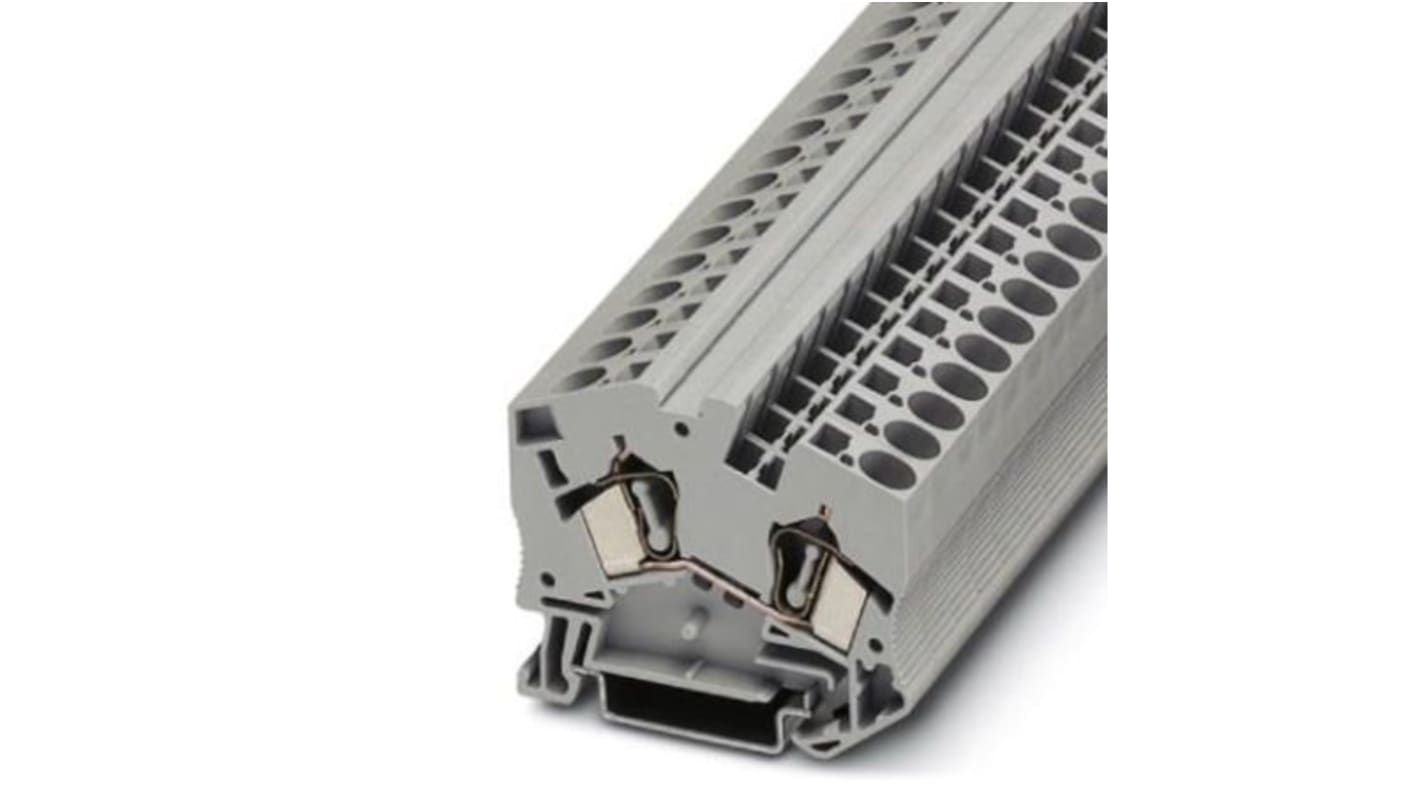 Phoenix Contact STS 6 Series Grey Feed Through Terminal Block, 0.2 → 10mm²