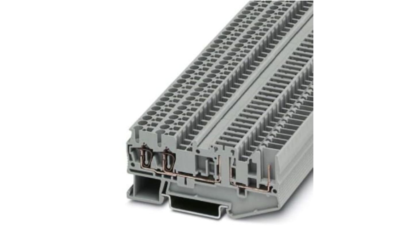 Phoenix Contact ST 2.5-TWIN-TG/1P Series Grey Disconnect Terminal Block, 0.08 → 4mm²