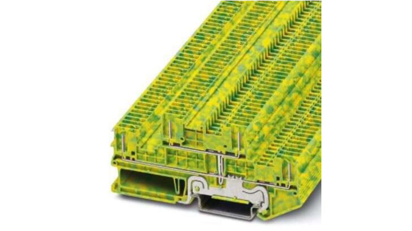 Phoenix Contact PTTB 1.5/S/4PPE Series Double Level Terminal Block, 0.14 → 1.5mm², Push In Termination