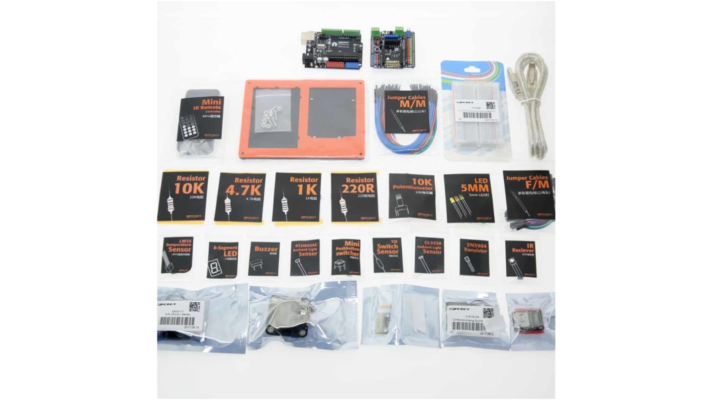 Kit de desarrollo DFRobot Gravedad: Kit Arduino Zero to Hero