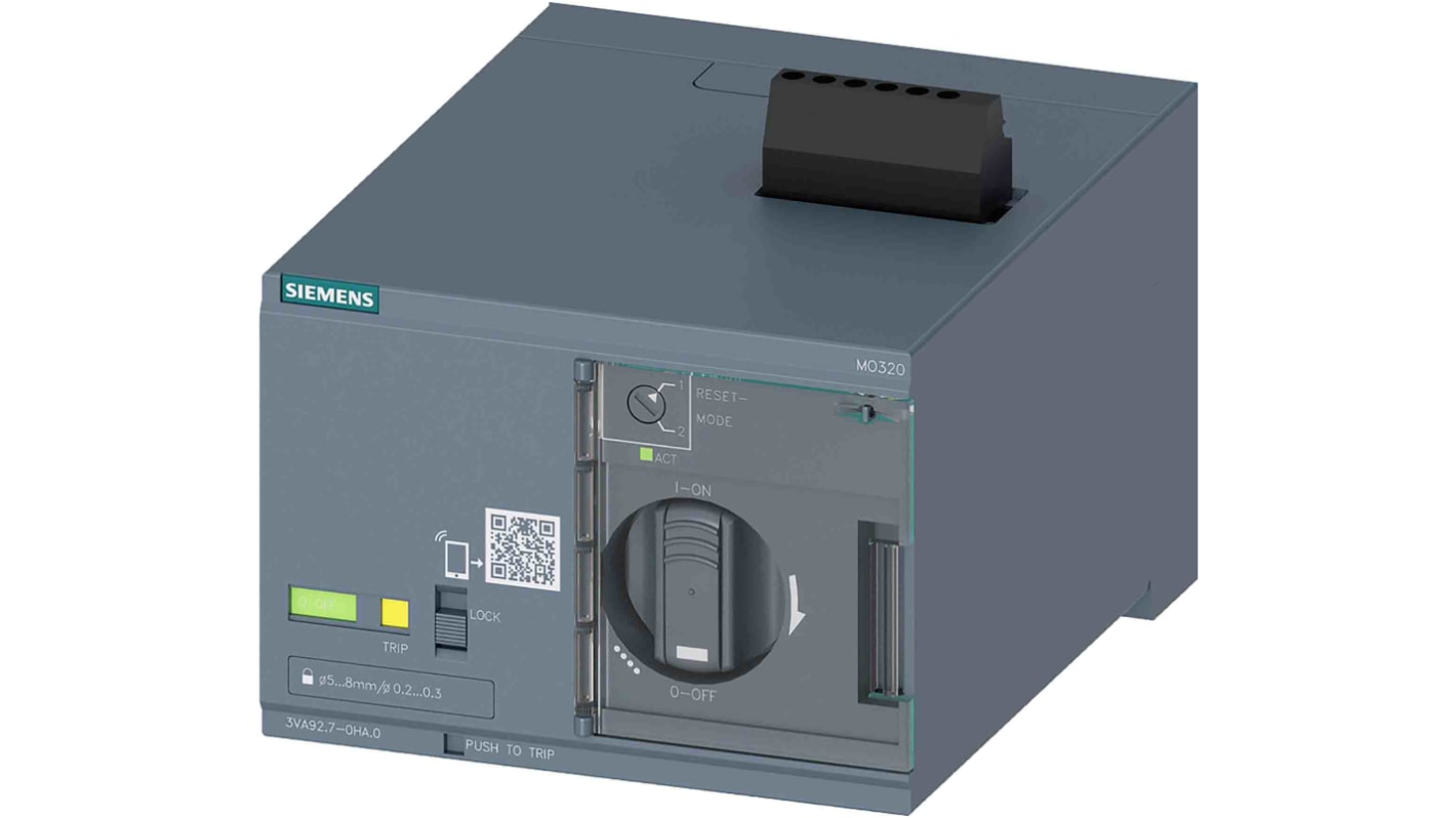 Operador de motor Siemens 3VA9267-0HA10 SENTRON para uso con 3VA2 100/160/250