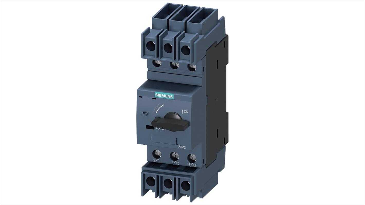 Unità base del motore Siemens, protezione 3RV27, 3 ingressi, 3 uscite, 230 V, 2 A SIRIUS