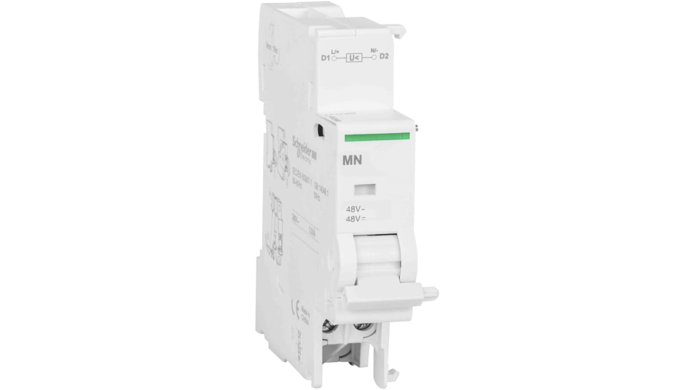 Circuit de déclenchement Schneider Electric, Tension 48V c.a. / V c.c., série MN, pour Série C60, série C120,