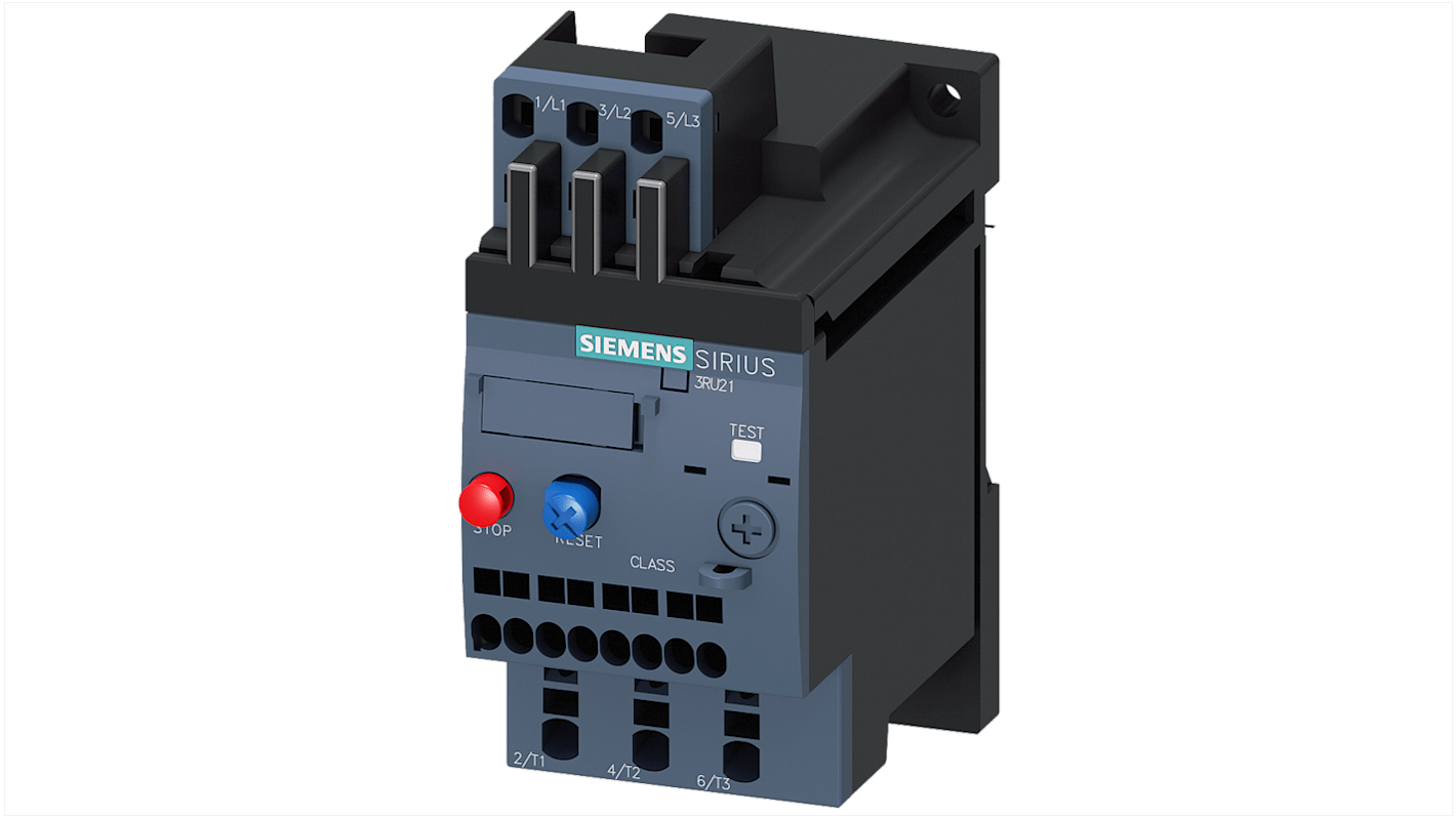 Relais de surcharge Siemens, 16 A, 690 V c.a.