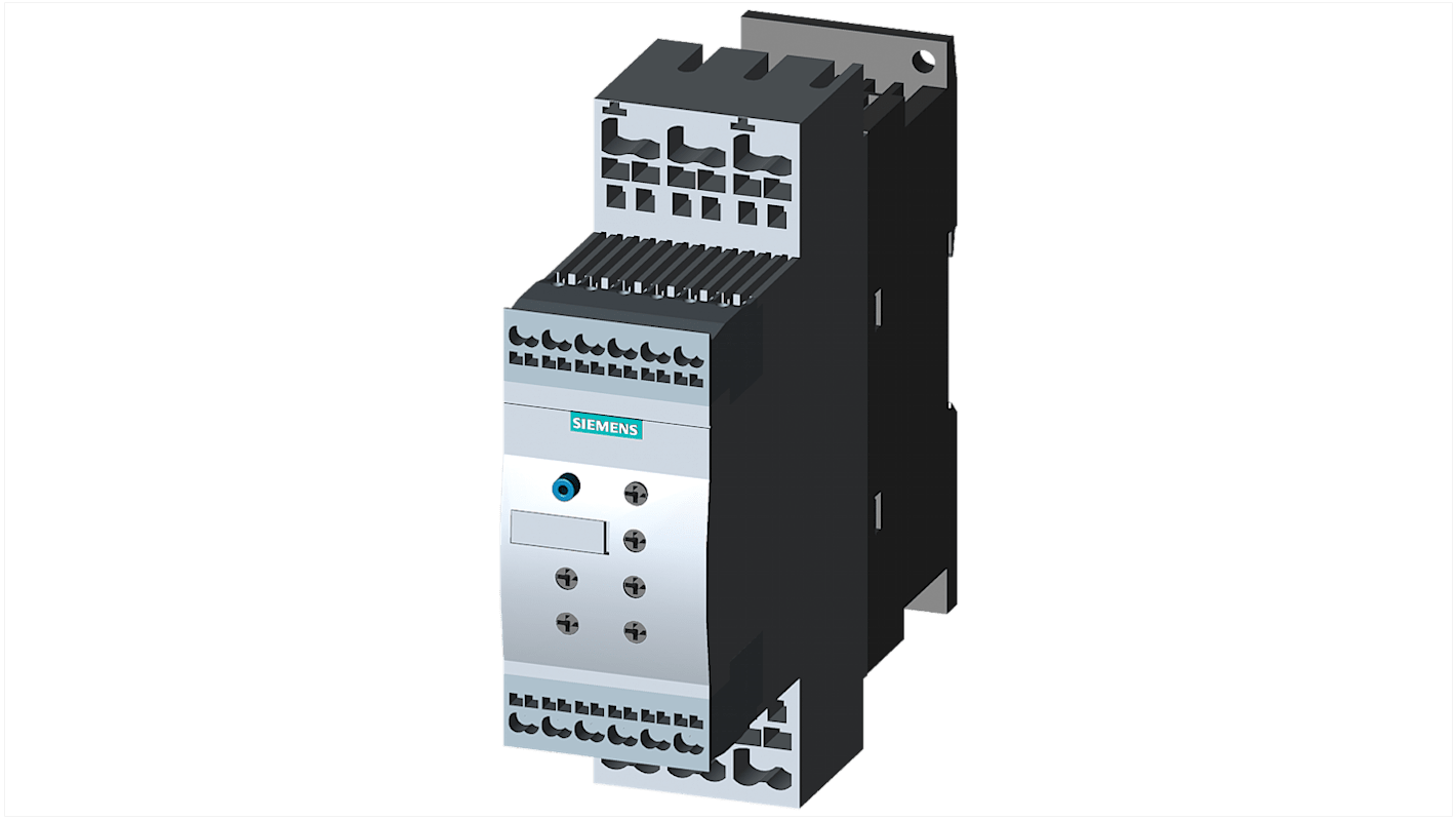 Démarreur moteur progressif, triphasé Siemens, 15 kW 400 V 32 A