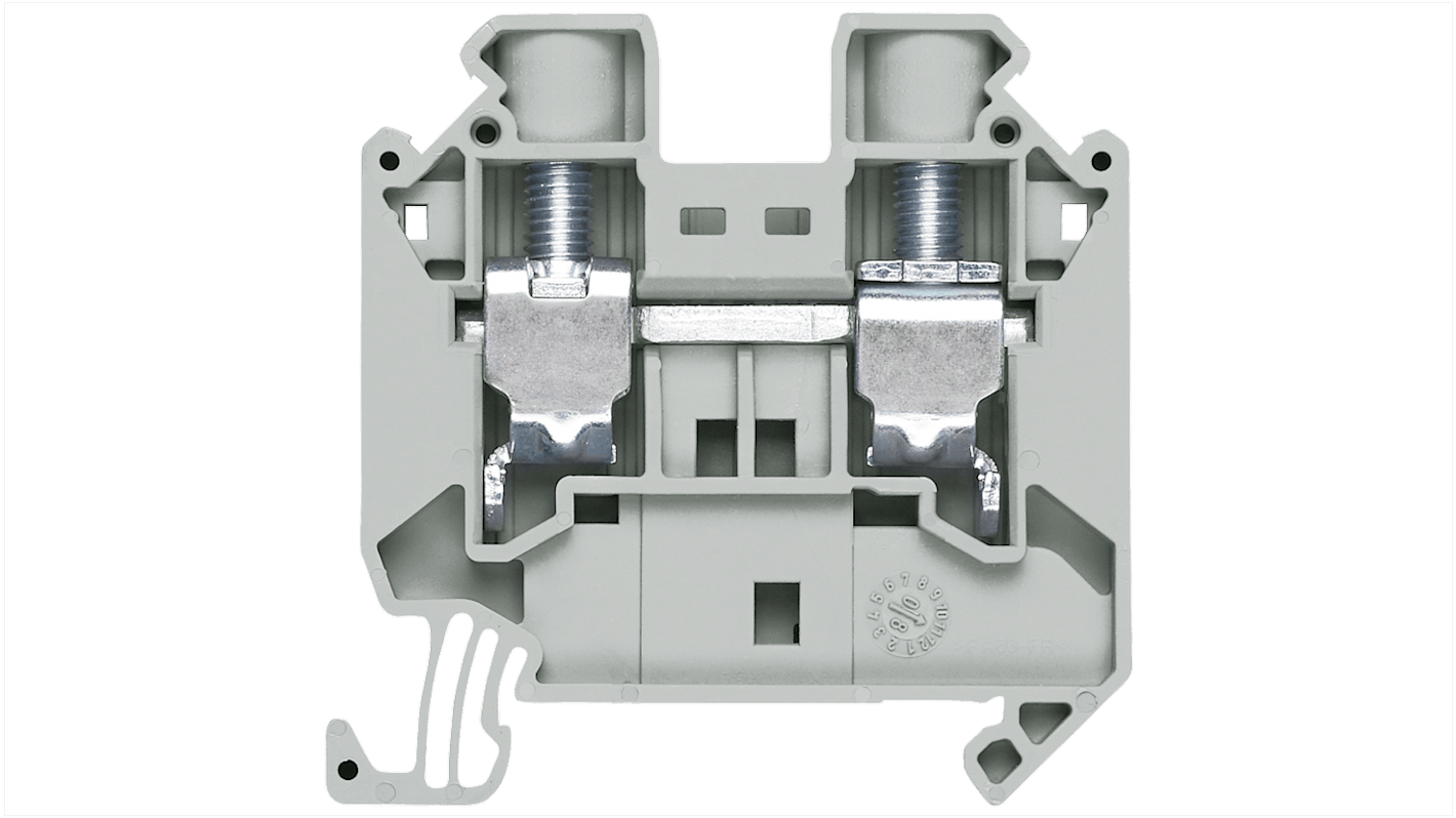 Siemens 8WH Series Beige DIN Rail Terminal Block, Screw Termination