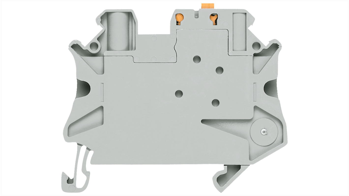 Bloc de jonction rail DIN Siemens 8WH, A visser, Beige