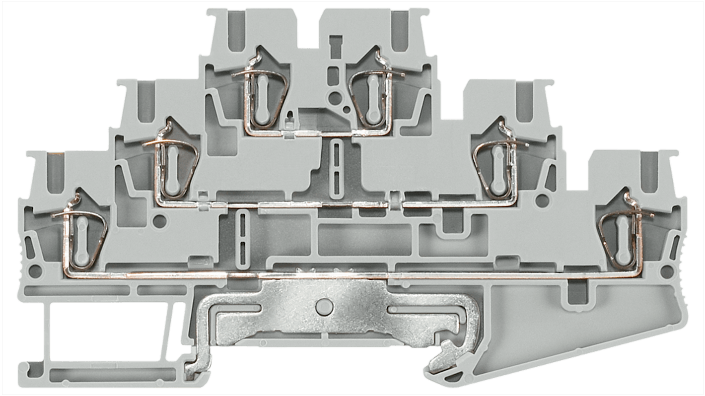 8WH2030-4EF00 | Siemens 8WH Series Grey DIN Rail Terminal Block, Spring ...