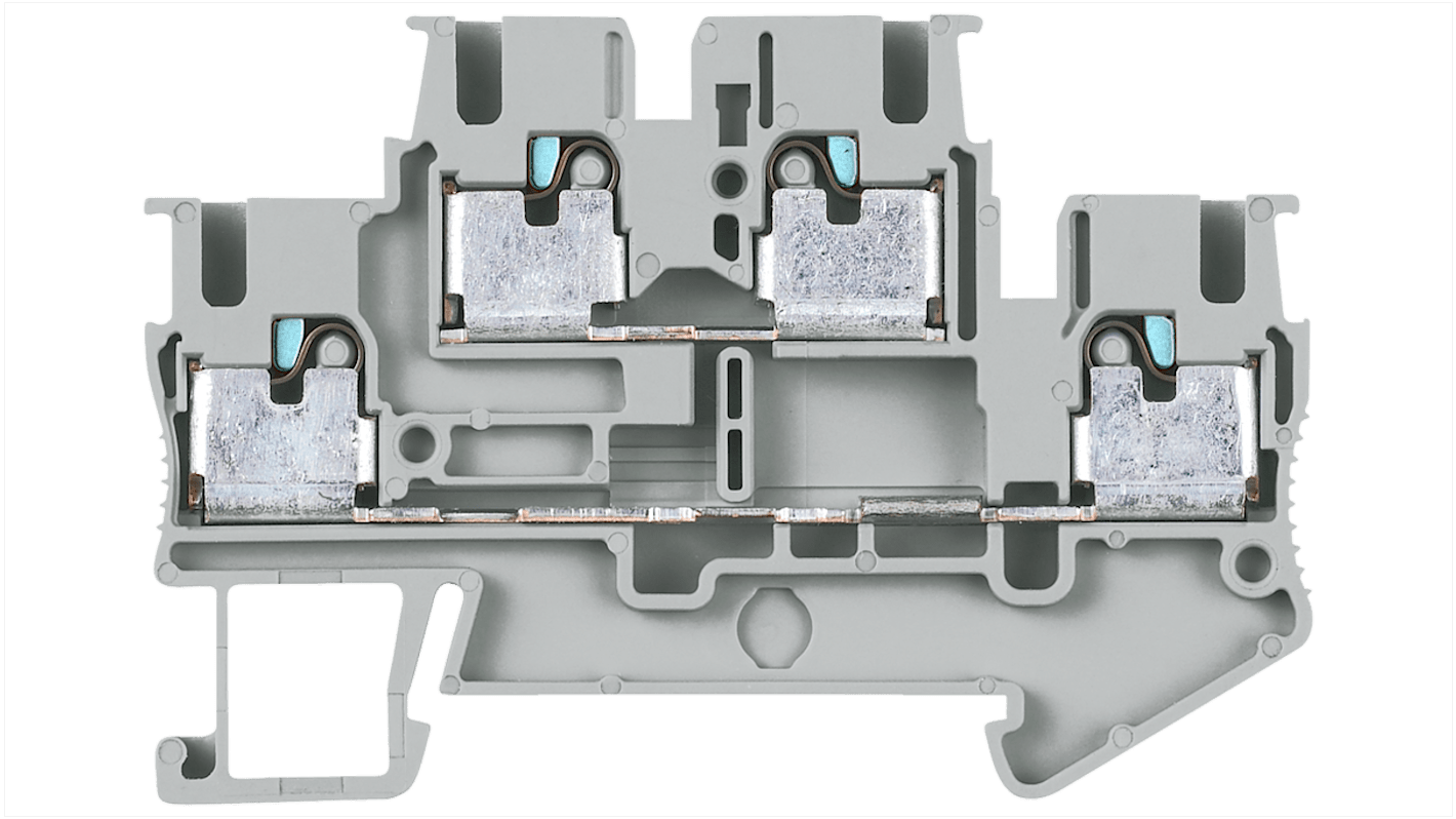 8WH60200AF00 Siemens 8WH Series Grey DIN Rail Terminal Block RS