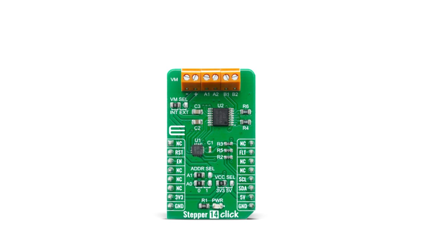 MikroElektronika DRV8847PWPR Evaluierungsplatine, Stepper 14 Click