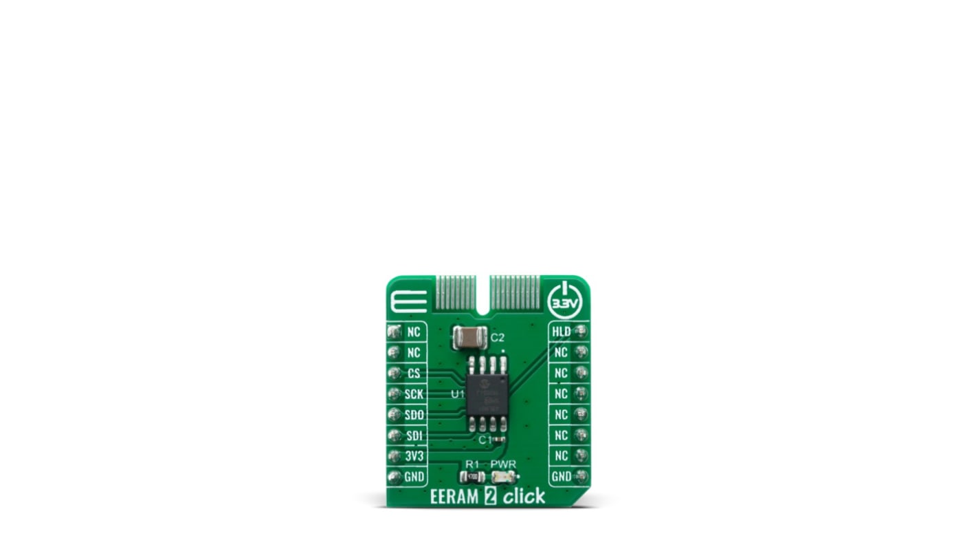 MikroElektronika Entwicklungskit, 48LM01 SRAM, SRAM-Speicherplatine, EERAM 2 CLICK