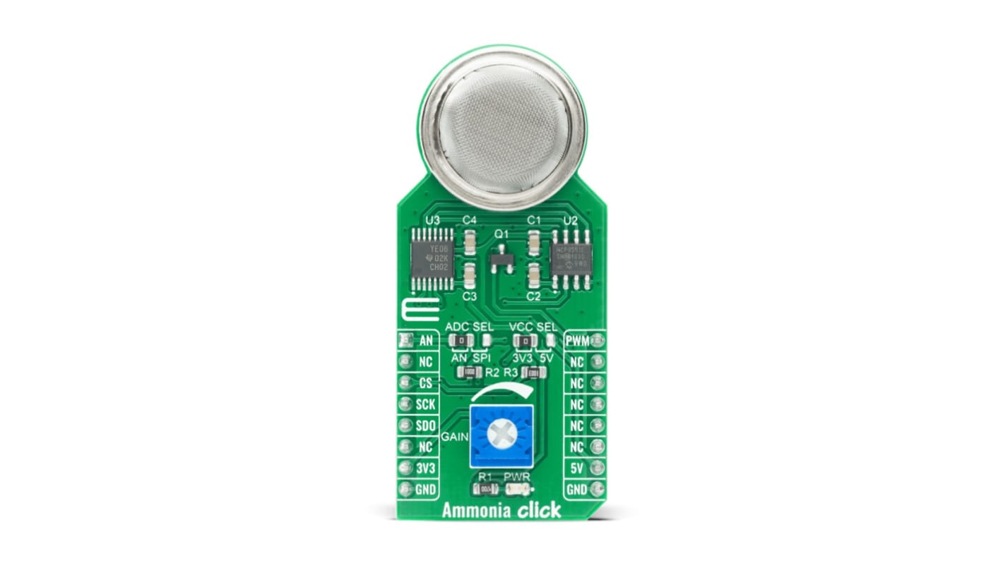 MikroElektronika Ammonia Click Gas Sensor for MQ-137 MQ-137