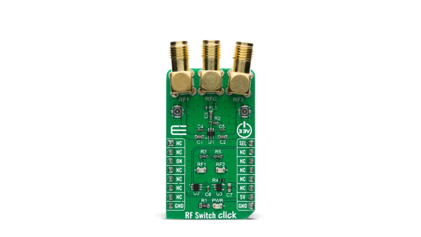 Strumento di sviluppo comunicazione e wireless MikroElektronika RF Switch Click, 3GHz