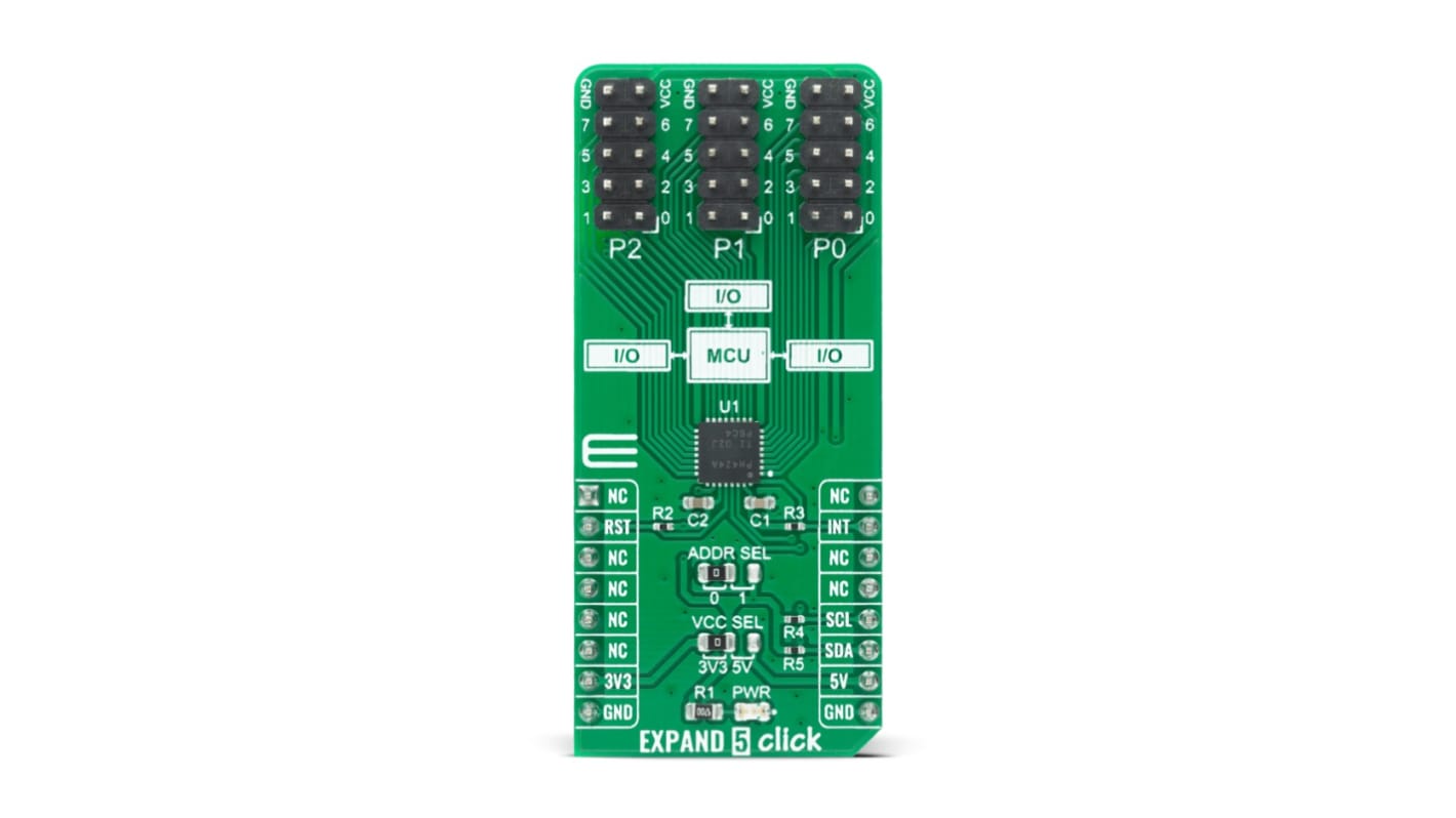 MikroElektronika Entwicklungstool Kommunikation und Drahtlos für TCA6424A