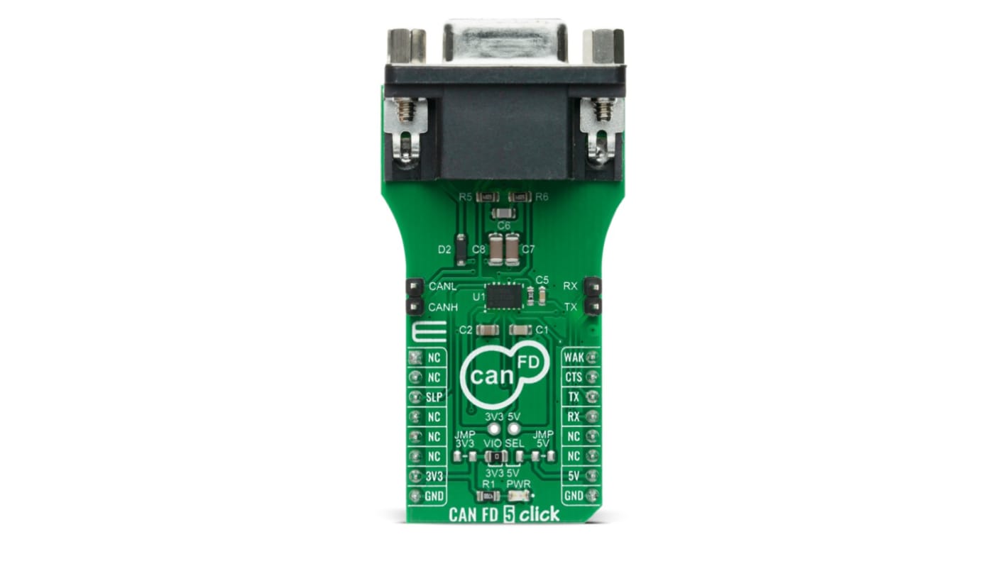 MikroElektronika MIKROE-4286, CAN FD 5 Click Development Kit for HS CAN Networks for UJA1162A