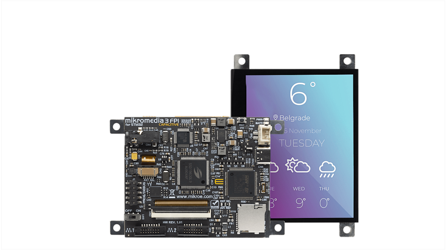 Moduł wyświetlacza LCD 3.5cal TFT 320 x 240pikseli Tak MikroElektronika