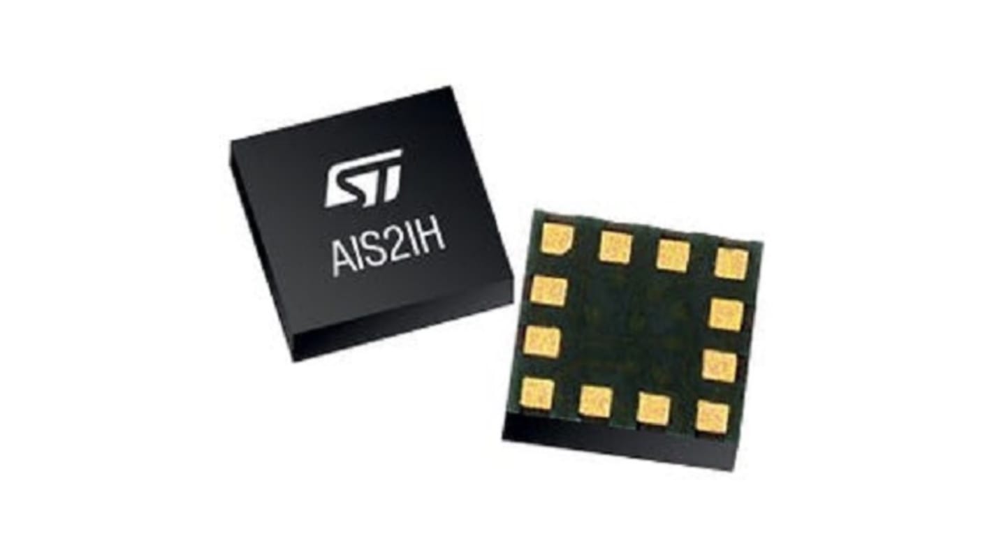 Acelerómetro, AIS2IHTR, 3 ejes, I2C, SPI LGA-12 12 pines Acelerómetro