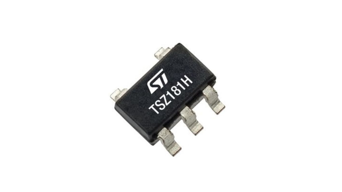 TSZ181HYLT STMicroelectronics, High Bandwidth, Op Amp, 3MHz, 5.5 V, 5-Pin SOT23-5