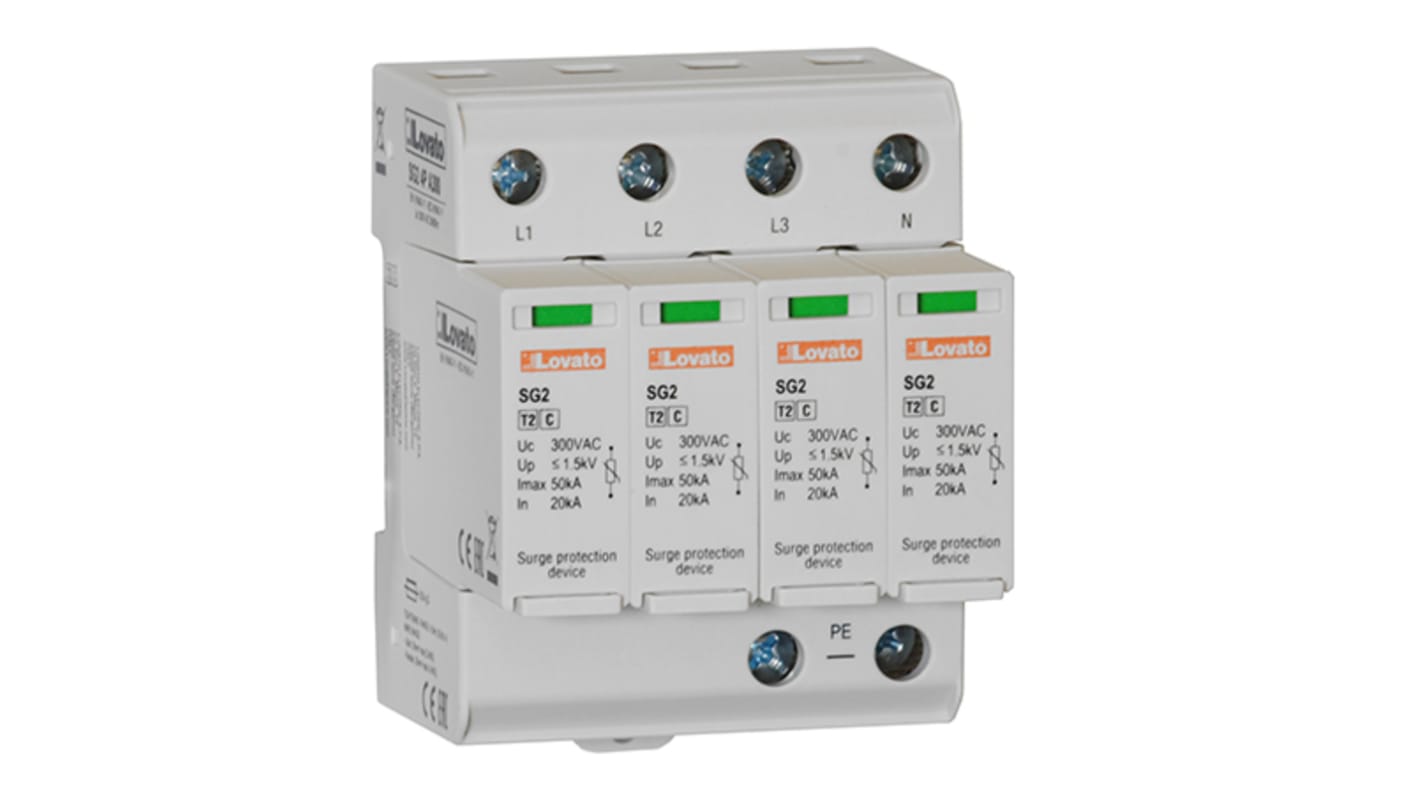 Protezione da sovracorrente SG24PA300, 4 fasi, max 50kA SG2 SG24