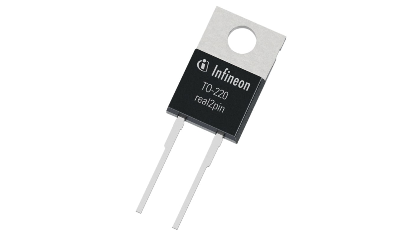 Infineon 整流ダイオード, 12A, 650V スルーホール, 2-Pin PG - TO220 SiCショットキー