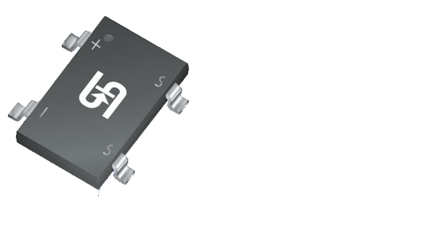 Taiwan Semiconductor Brückengleichrichter 4A 1000V PCB-Montage TBS Quad 13-Pin