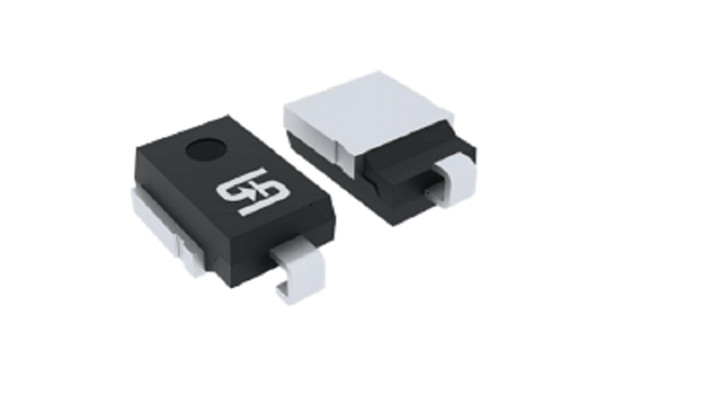 Taiwan Semiconductor TVS-Diode Uni-Directional 23.2V 15.6V min., 2-Pin, SMD DO-218AB