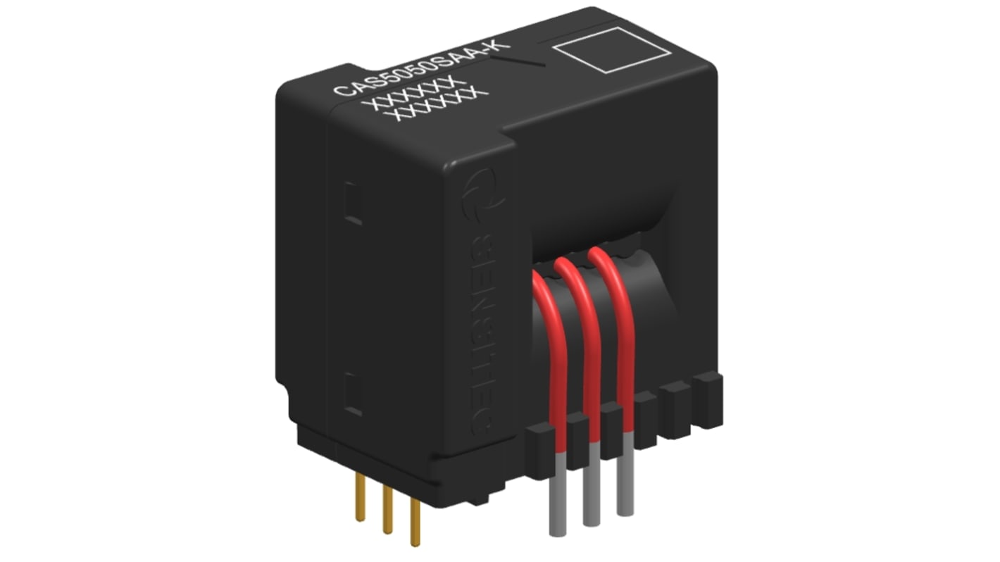 Sensitec CAS5000 Series Current Transformer, 50A Input, 50:1, 1mm Bore, 5 V