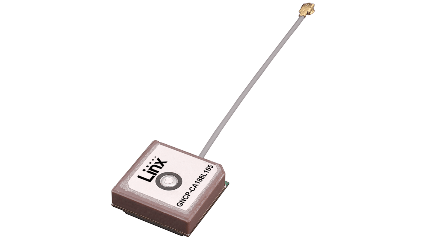 Linx ANTGNCPCA188L165 Patch Multiband Antenna with UFL Connector, GPS