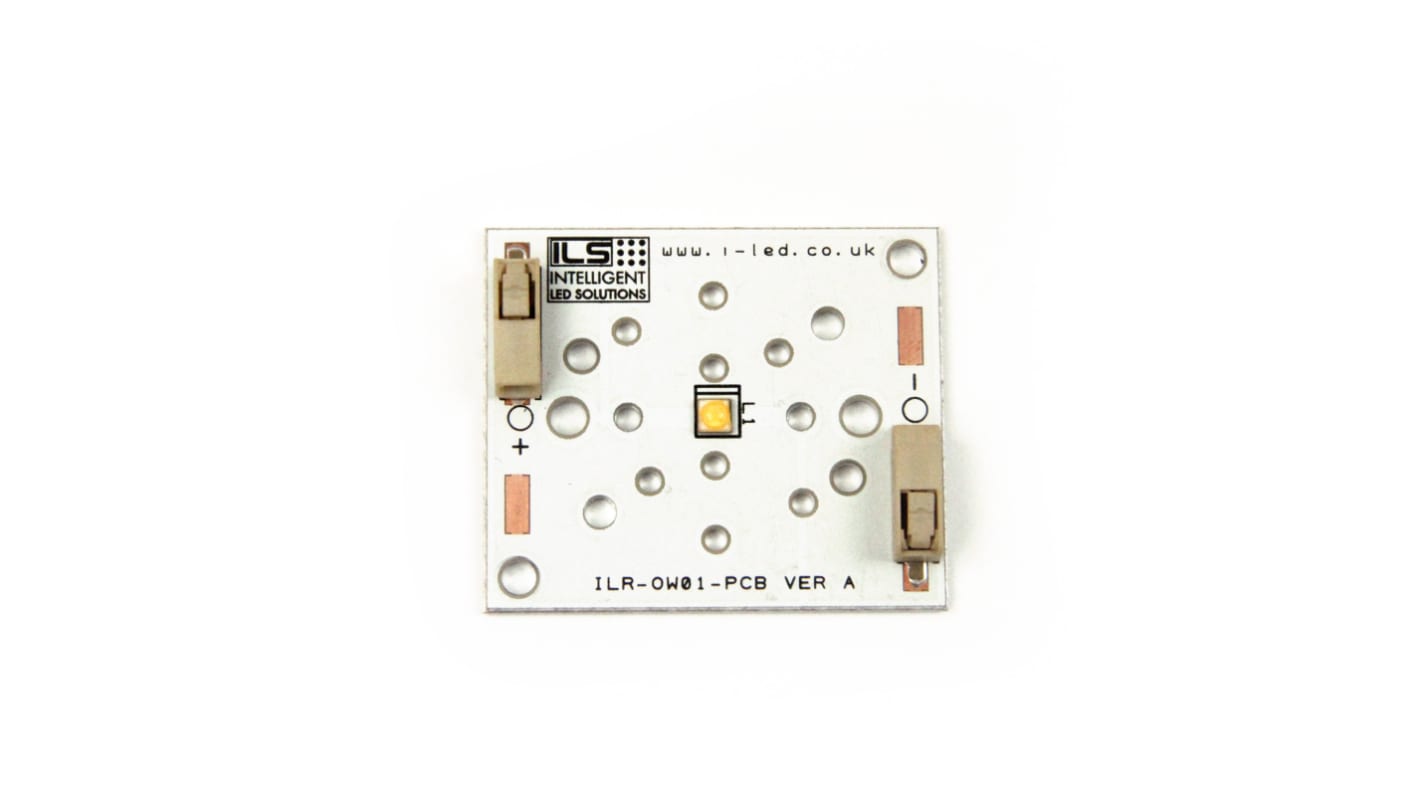 LED UV, ILR-4E01-Z395-LEDIL-SC201. Traversant, 400nm, 130 ° Stanley UVA LEDiL Series 910mW
