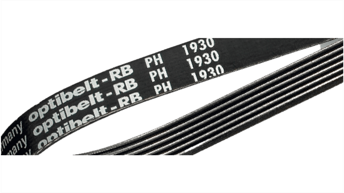 OPTIBELT Rubber RB Drive Belt, 965mm Length, 23.4mm Width