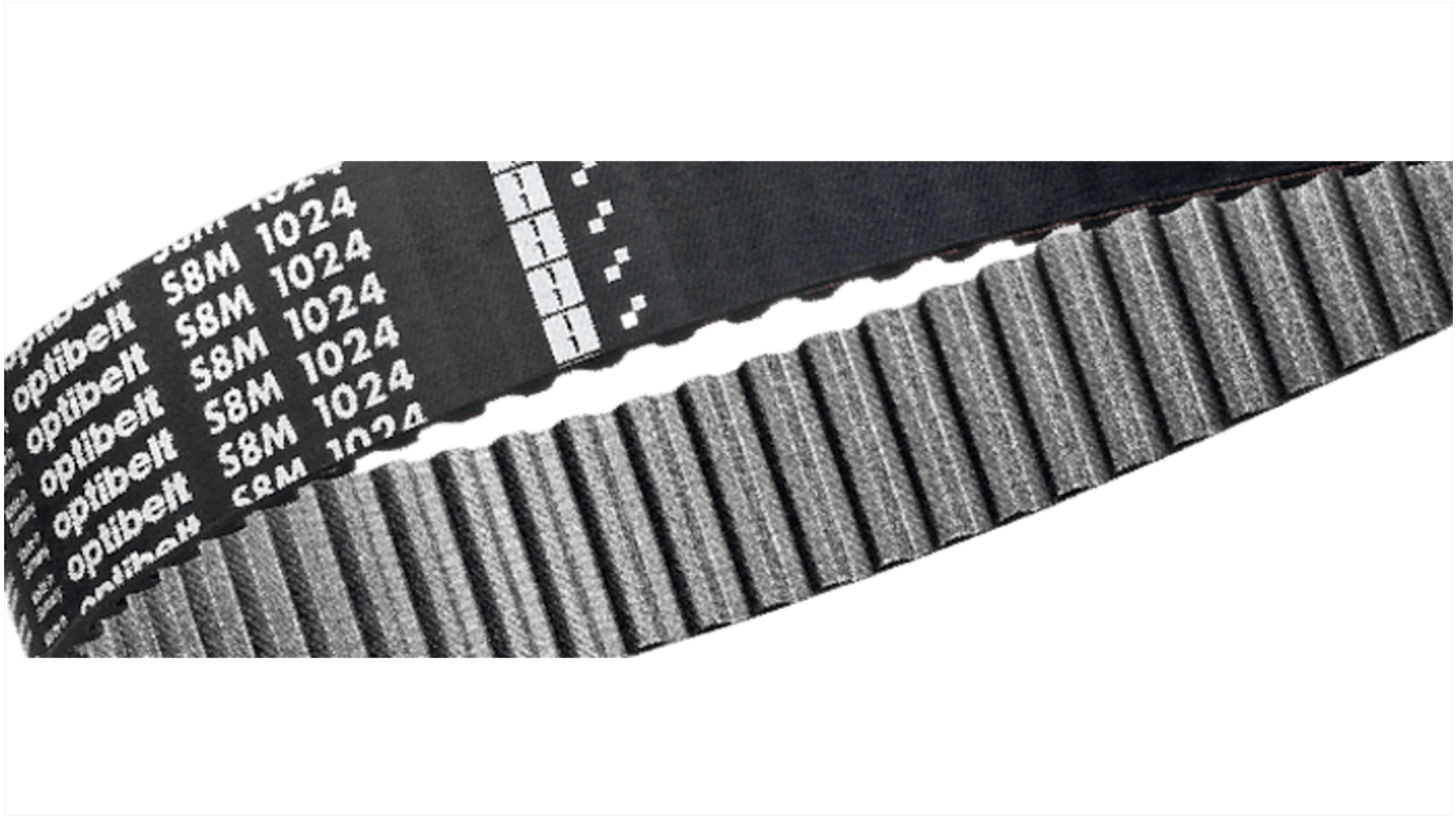 OPTIBELT 150 S8M 1056 Timing Belt, 145 Teeth, 1056mm Length, 15mm Width