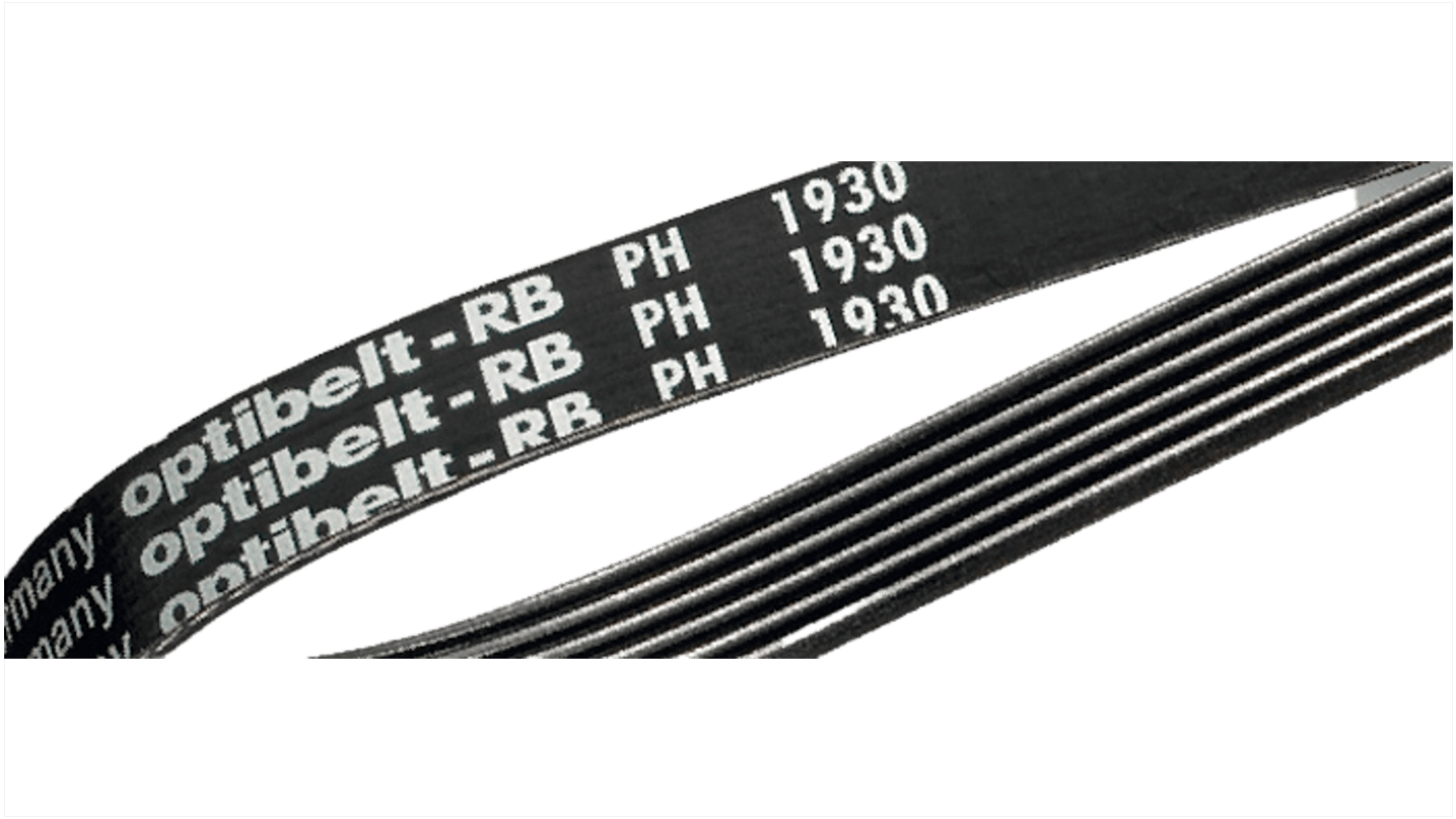 OPTIBELT Rubber RB Drive Belt, 1244mm Length, 37.44mm Width