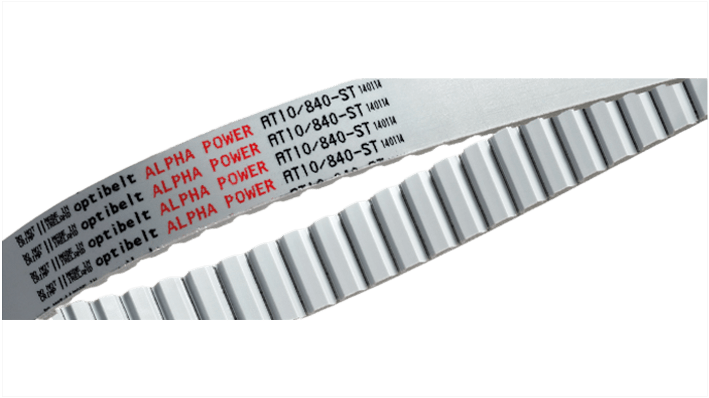 Cinghia sincrona OPTIBELT, 270 denti, passo 5mm, dimensioni 1350mm x 16mm, in Poliuretano