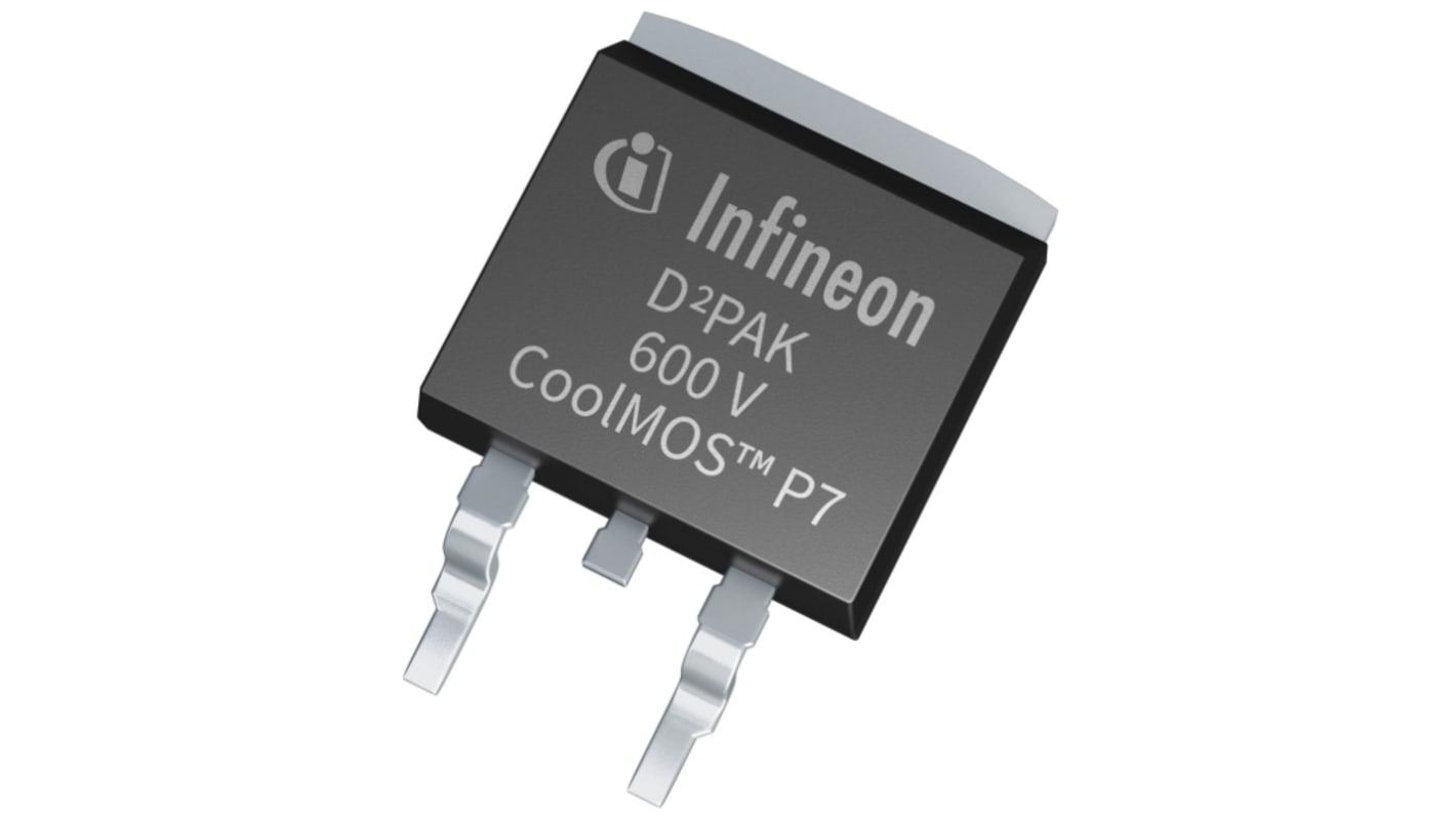 MOSFET Infineon canal N, D2PAK (TO-263) 37 A 600 V, 3 broches