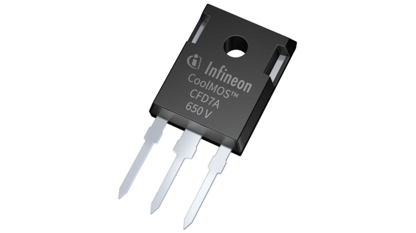 MOSFET Infineon, canale N, 11.3 MO, 70 A, D2PAK (TO-263), Montaggio superficiale