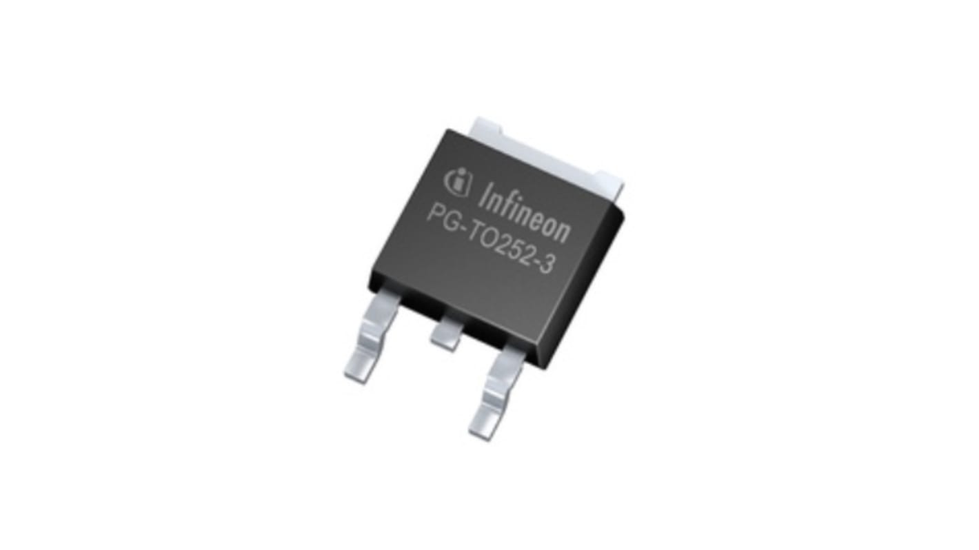 MOSFET Infineon, canale P, 12,6 MO, 50 A, DPAK (TO-252), Montaggio superficiale