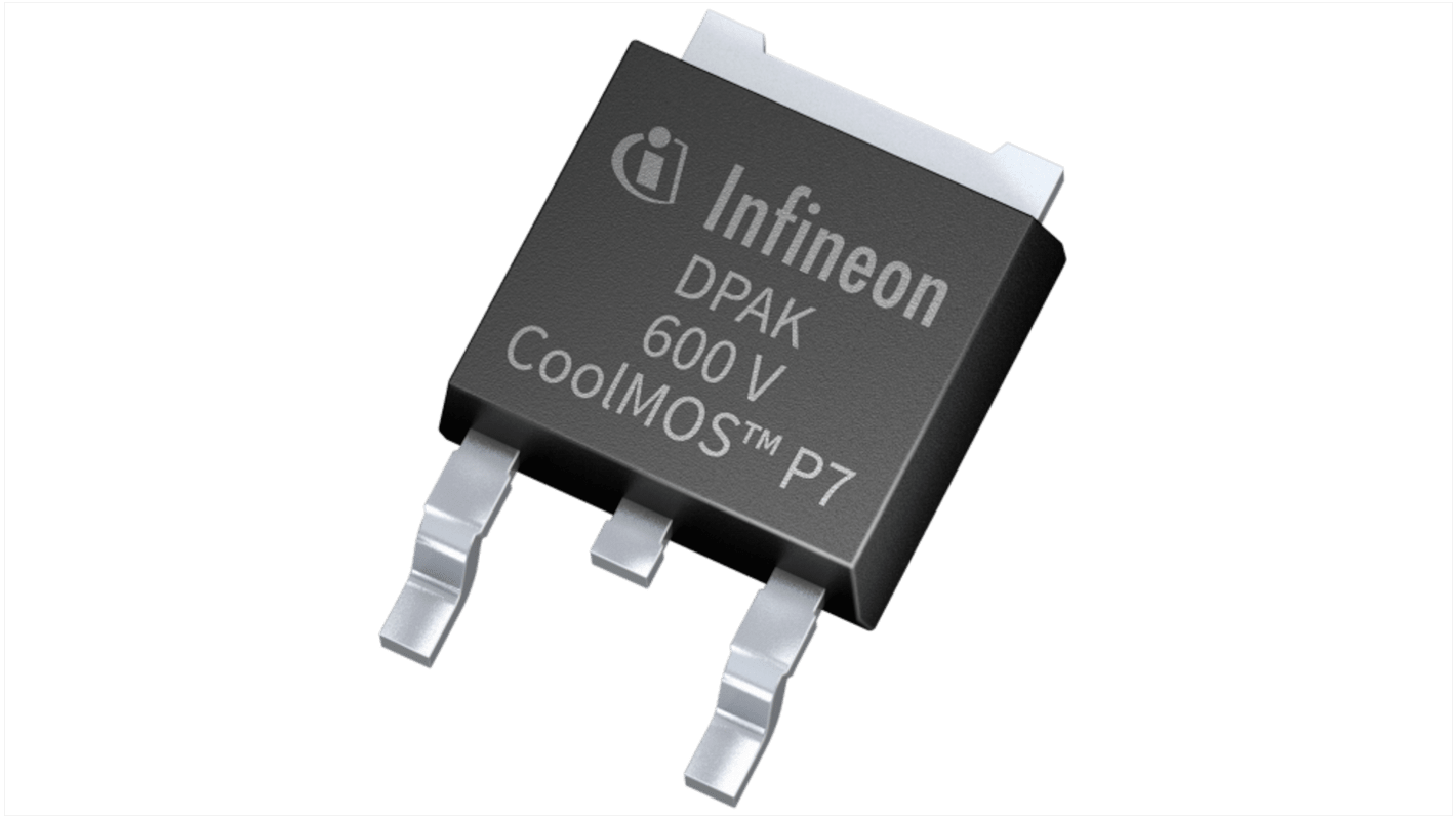 N-Channel MOSFET, 6 A, 600 V, 3-Pin DPAK Infineon IPD60R600P7ATMA1